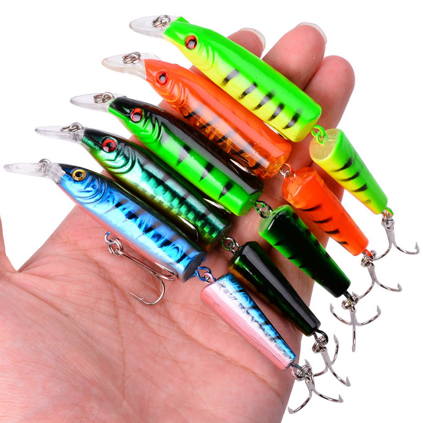 Fishing Lure Jerkbait - 1Pcs Lifelike Artificial Crankbait Multi Jointed