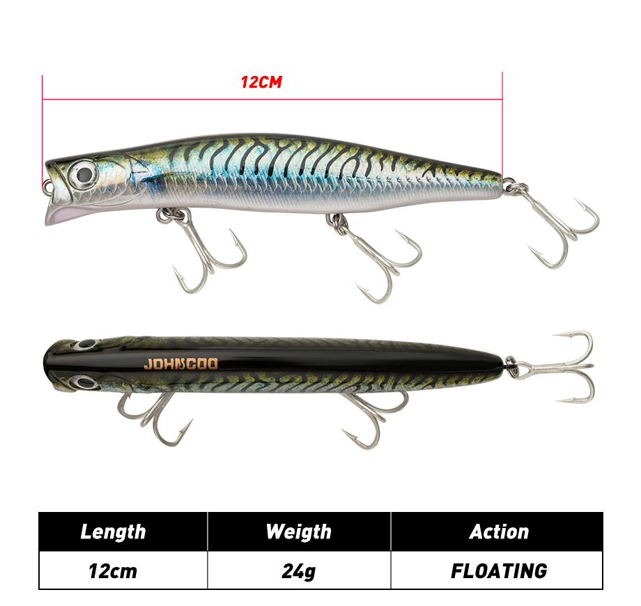 Floating Minnow Lipless 12cm 2 - Fishing Lure Topwater 评论和价格