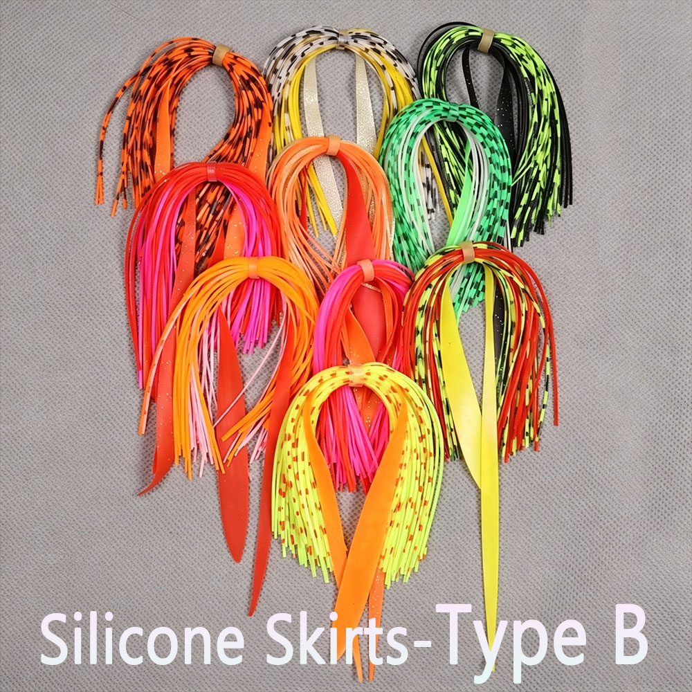 10/12pcs Soft Silicone Skirt L - Fishing Lure Buzzbait 评论和价格