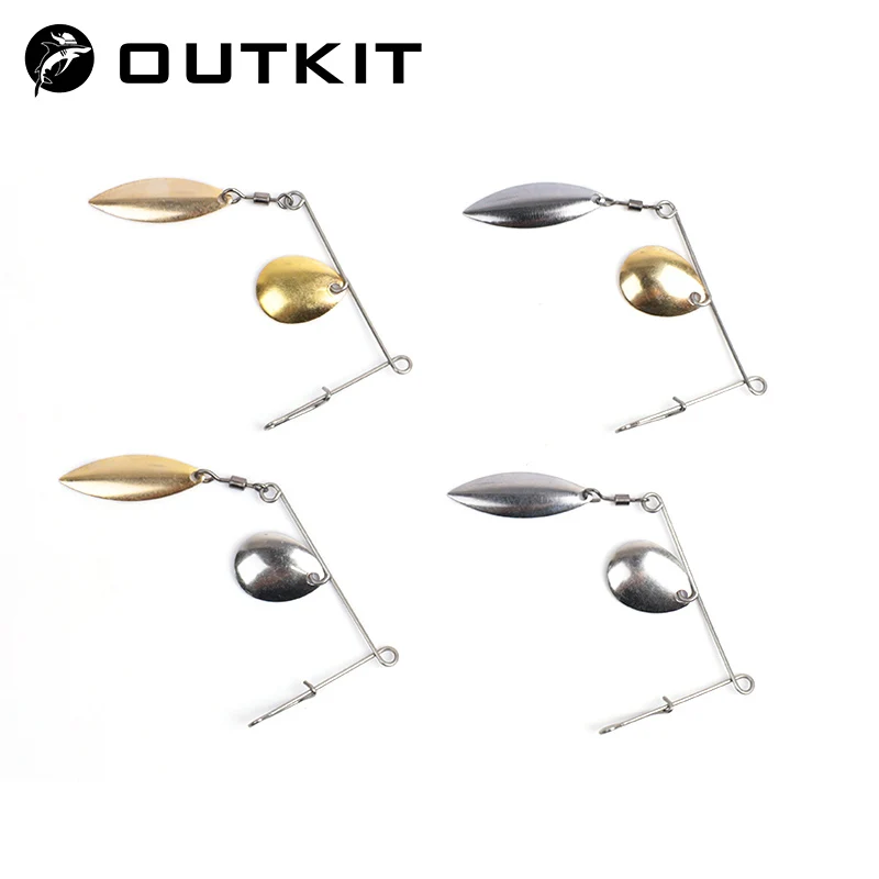 OUTKIT 5pcs 2.5g Spinner Fishi - Fishing Lure Buzzbait 评论和价格