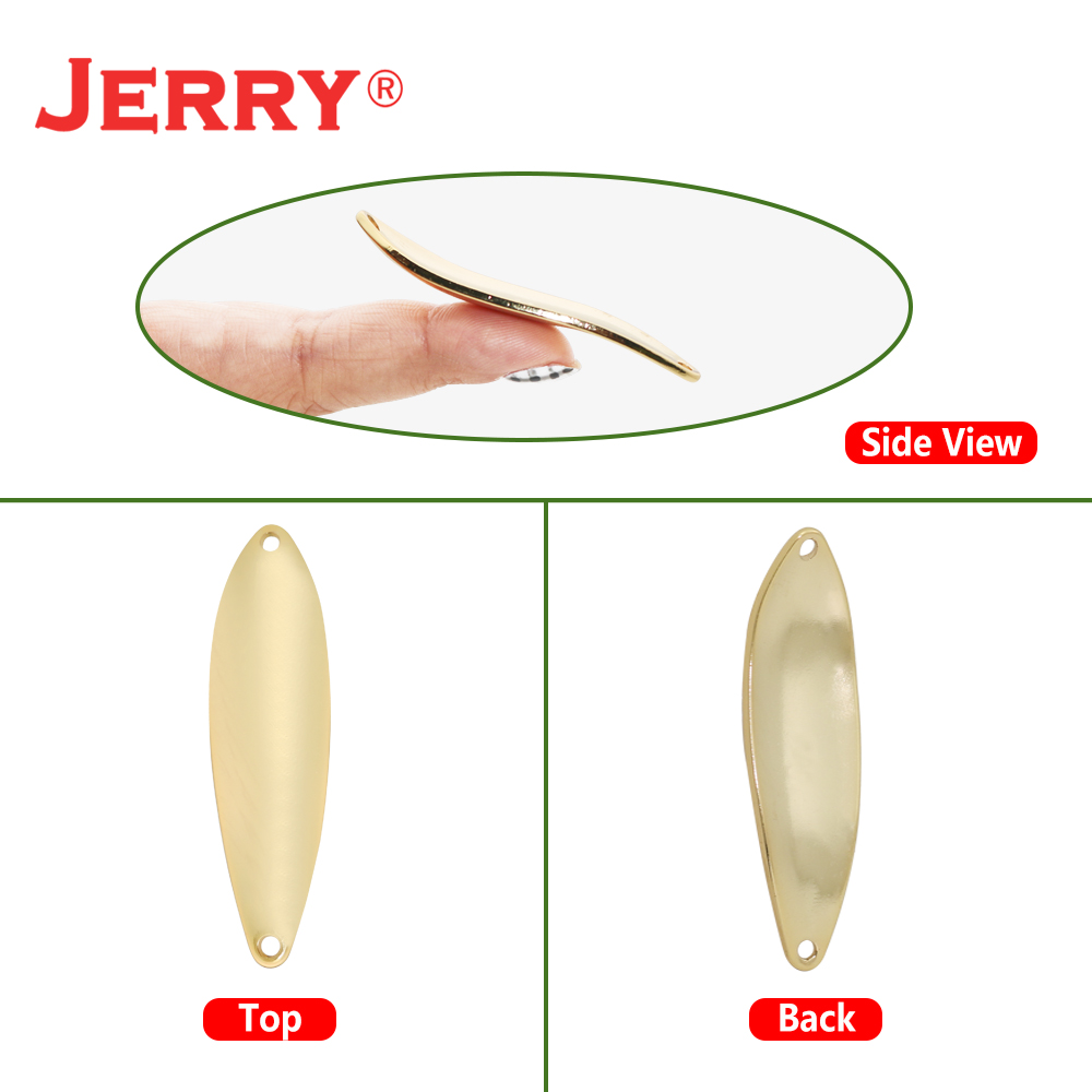 Jerry JD 14.5g 21g Unpainted S - Fishing Lure Spoon 评论和价格