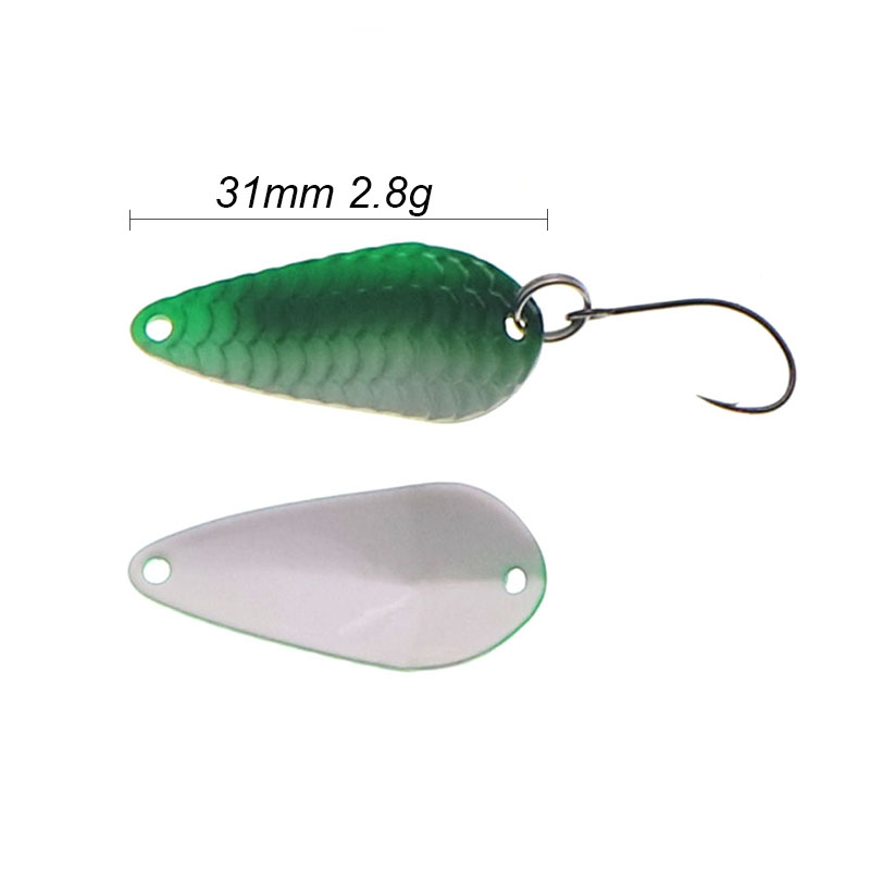 Fishing Trout Spoon Single Hoo - Fishing Lure Spinner 评论和价格