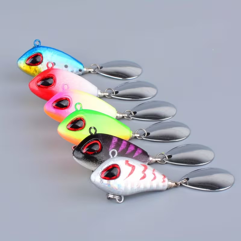 5/6pcs Mini VIB With Spoon Fis - Fishing Lure Crankbait 评论和价格
