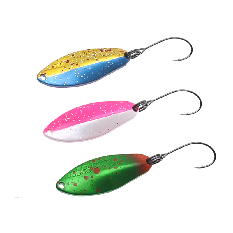 TROUT Spoon 2g 2.3g 3.5g Metal - Fishing Lure Spoon 评论和价格