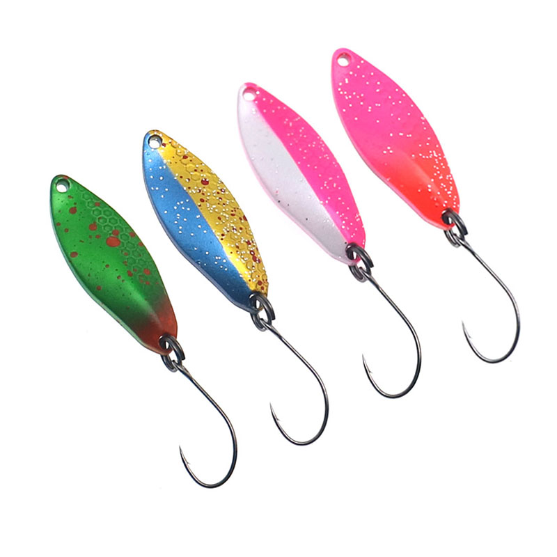 TROUT Spoon 2g 2.3g 3.5g Metal - Fishing Lure Spoon 评论和价格