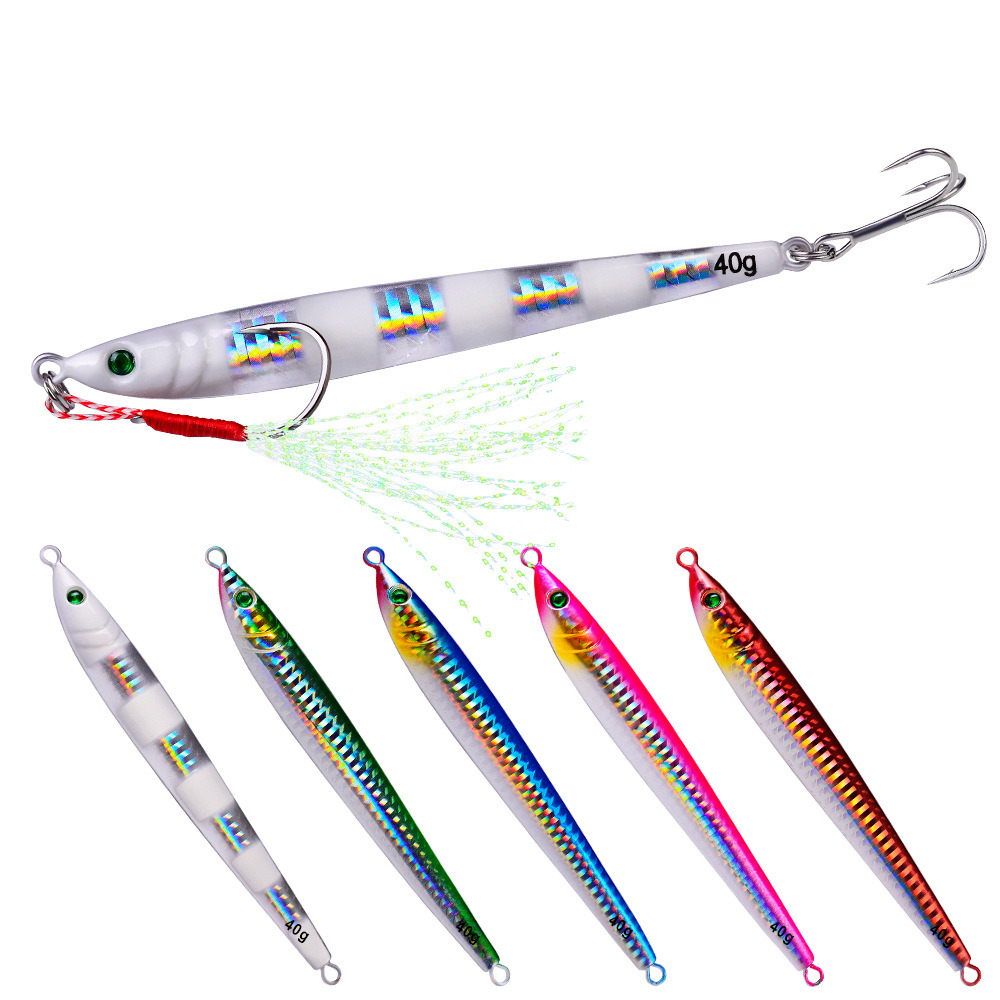 Metal Jig Bait Weight 7g-60g T - Fishing Lure Topwater 评论和价格