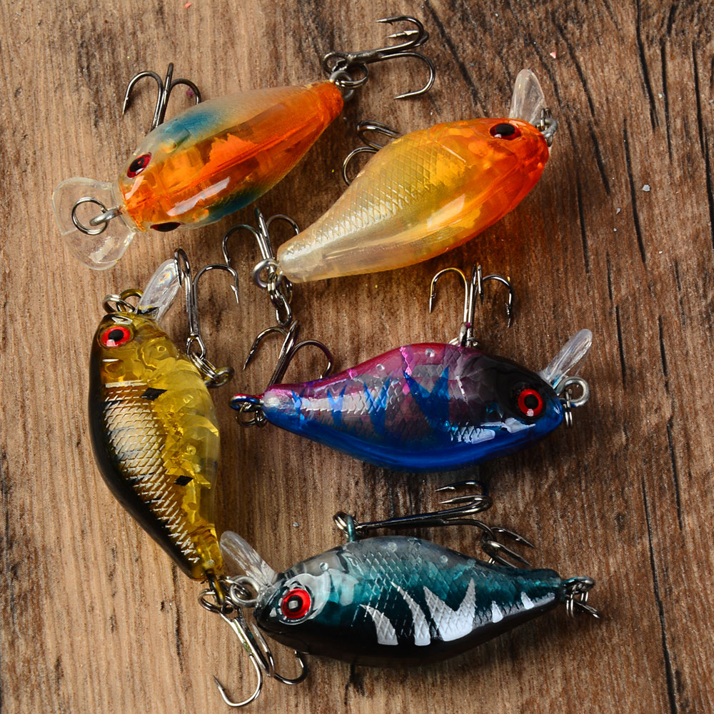 5pcs Floating Crankbaits Bait  - Fishing Lure Jerkbait 评论和价格