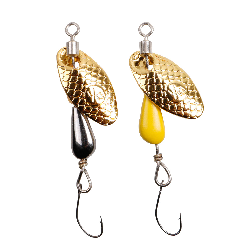 2Pcs Spinner Spoon Metal Bait  - Fishing Lure Soft Plastic 评论和价格
