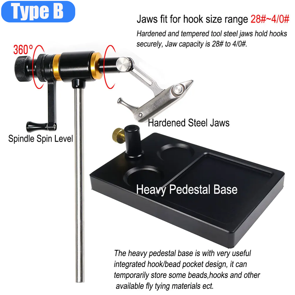 Wifreo 360° Rotation Fly Tying - Fishing Lure Jig 评论和价格