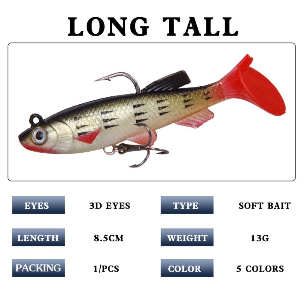 1pcs 5pcs  8.5cm 13g Soft Bait - Fishing Lure Popper 评论和价格