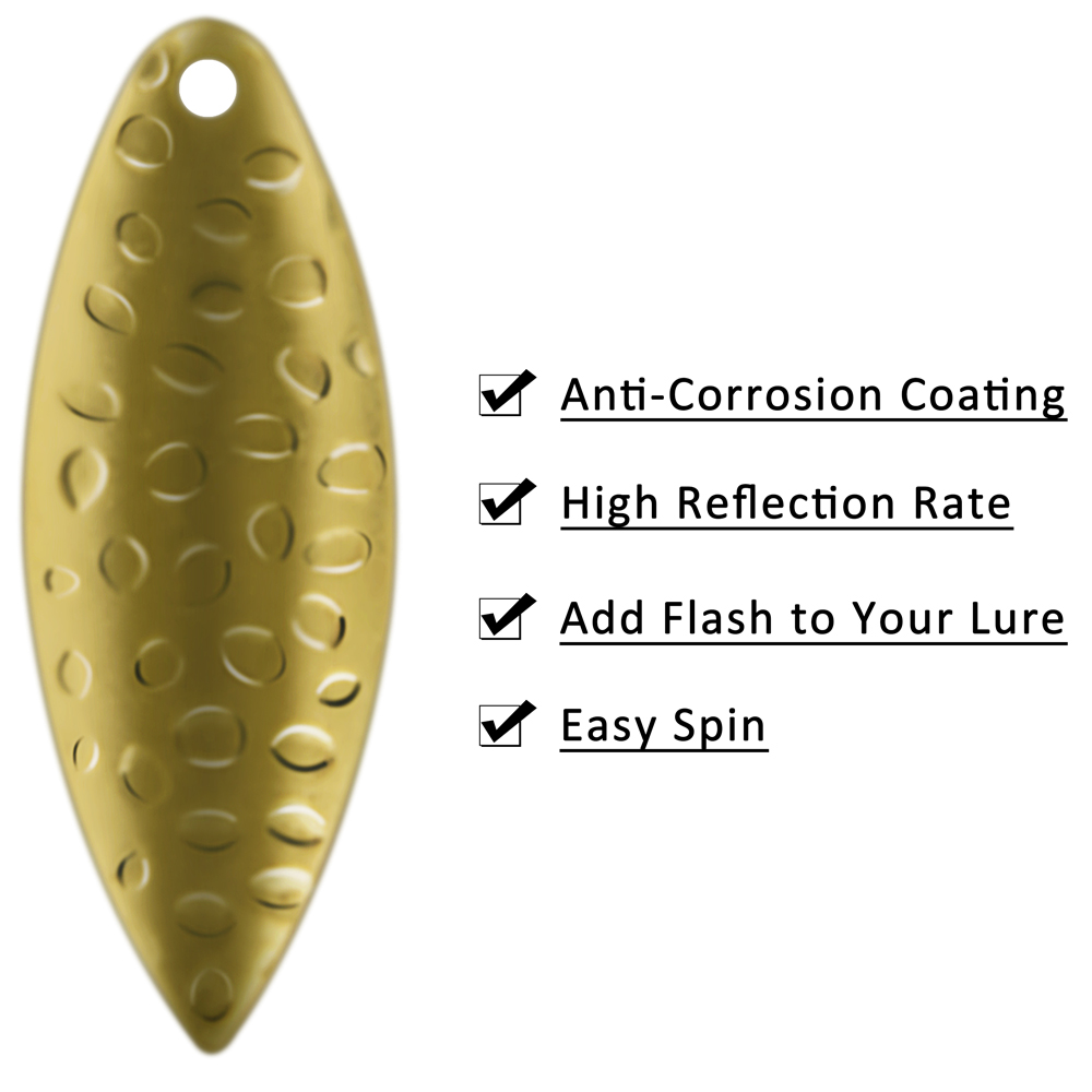 50Pcs Fishing Lure Spinner Bla - Fishing Lure Buzzbait 评论和价格